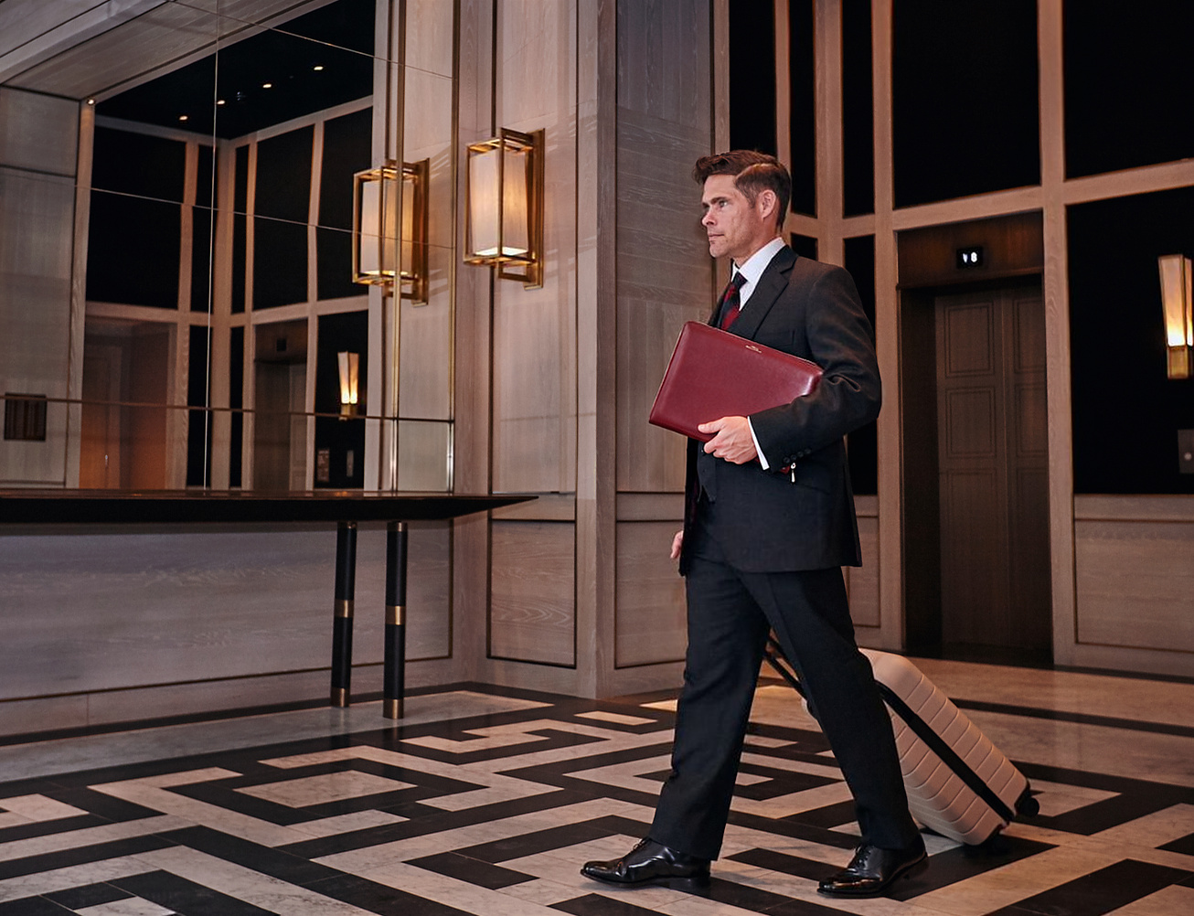 A luxury hotel leader